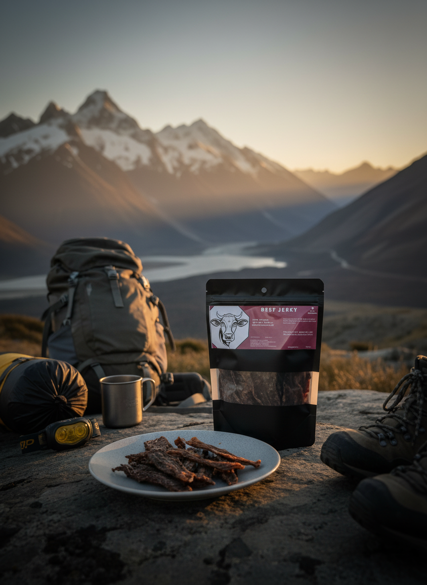 100% carne deshidratada - Alto en proteína