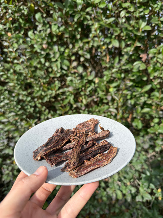 CYBER 100% carne deshidratada - Alto en proteína