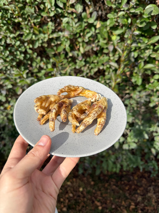 CYBER Patas de pollo deshidratadas para perros - Ricas en colágeno