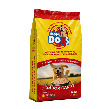 Alimento happy dogs 20 kilos