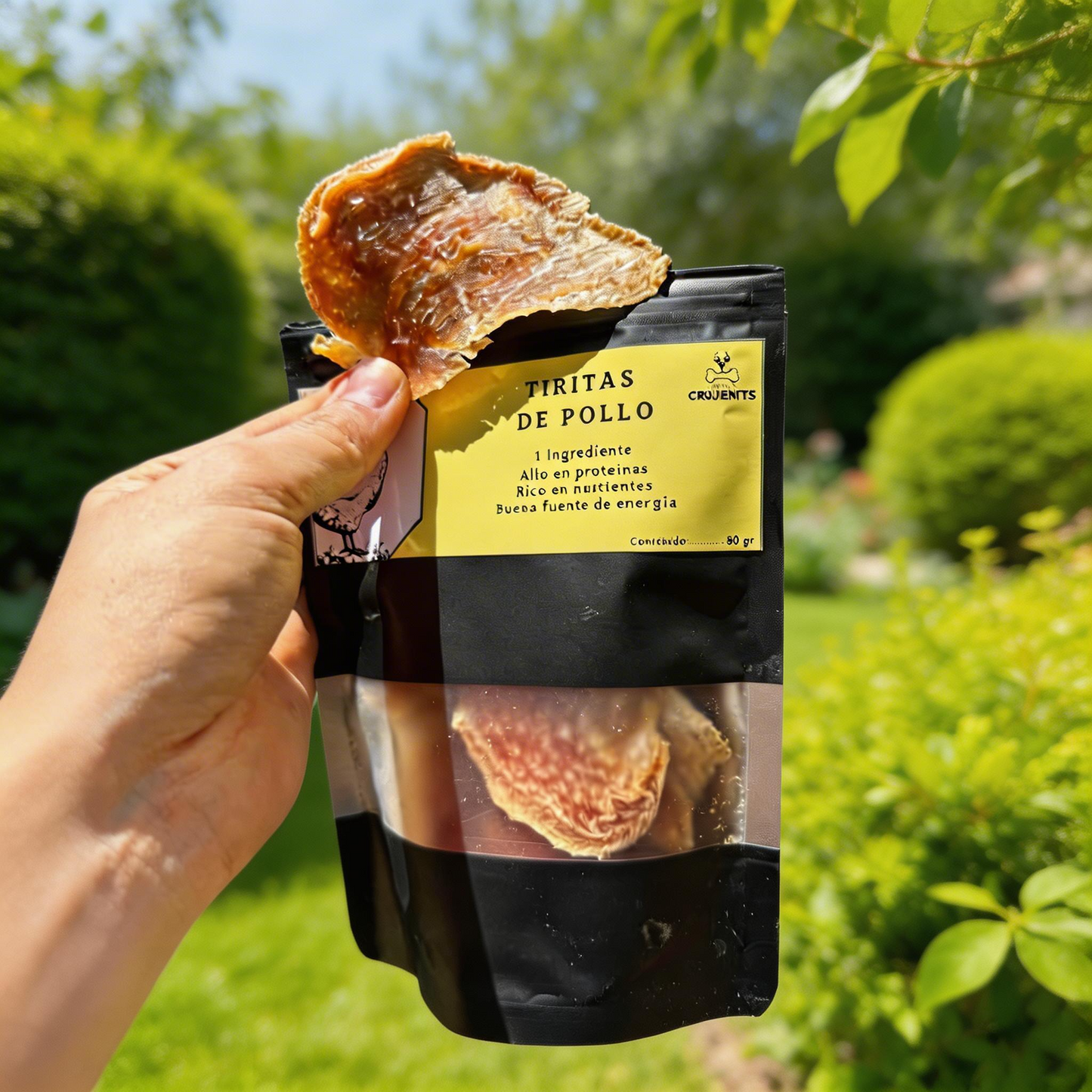 Tiras de Pollo Deshidratadas para Perros – Snack para perros Natural