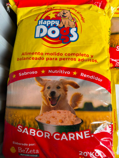 Alimento happy dogs 20 kilos